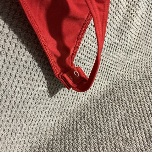 Express Women's LOT (1) Floral Thong Bodysuit & (1) Halter Coral Blouse Sz Small - Picture 9 of 16